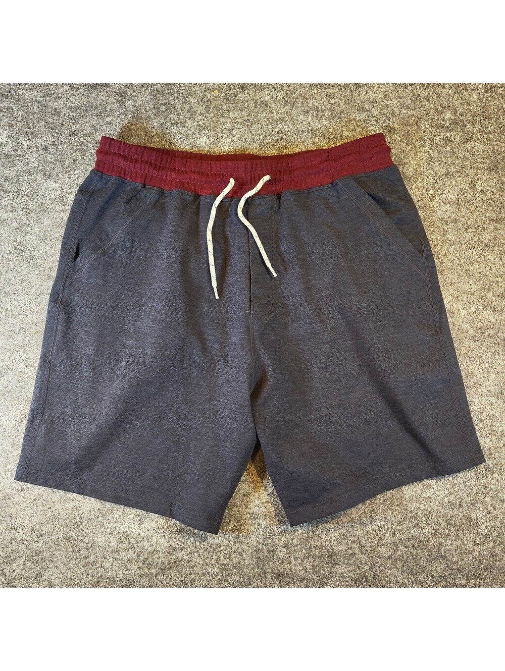 Marine Layer Men's Gray Weekend Sport Shorts Drawstring Athletic Size Medium